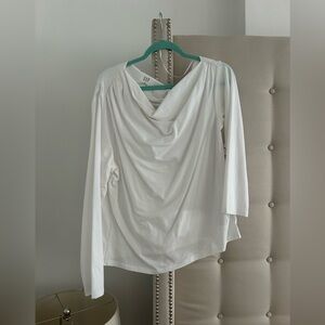 NWT GAP white off shoulder top XXL